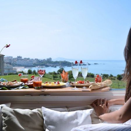 Le Sunset, Appartement Exceptionnel Ocean View - Phare - Au Calme เบียริตซ์ ภายนอก รูปภาพ