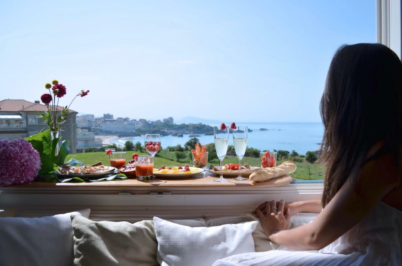 Le Sunset, Appartement Exceptionnel Ocean View - Phare - Au Calme เบียริตซ์ ภายนอก รูปภาพ
